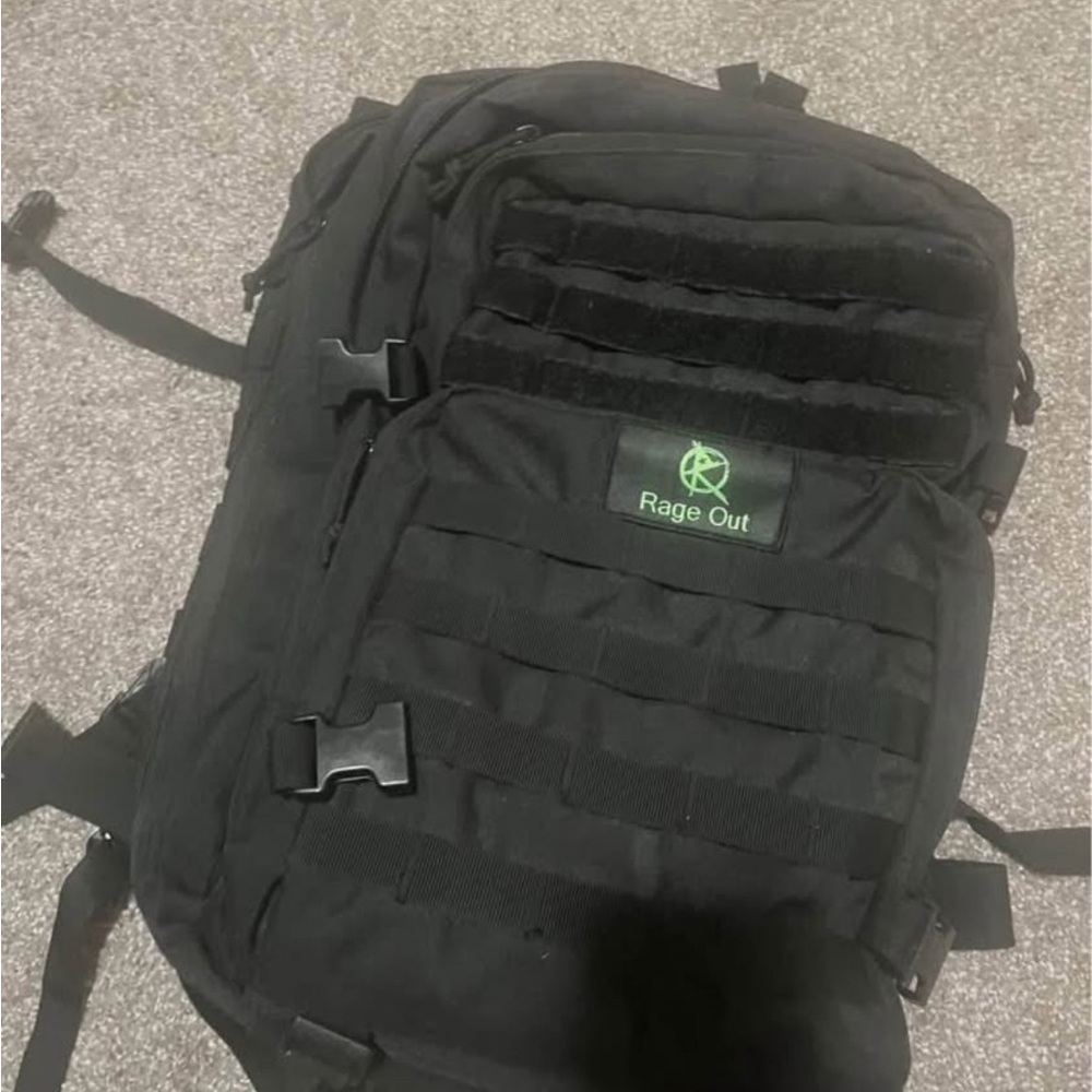 Black Tactical Backpack